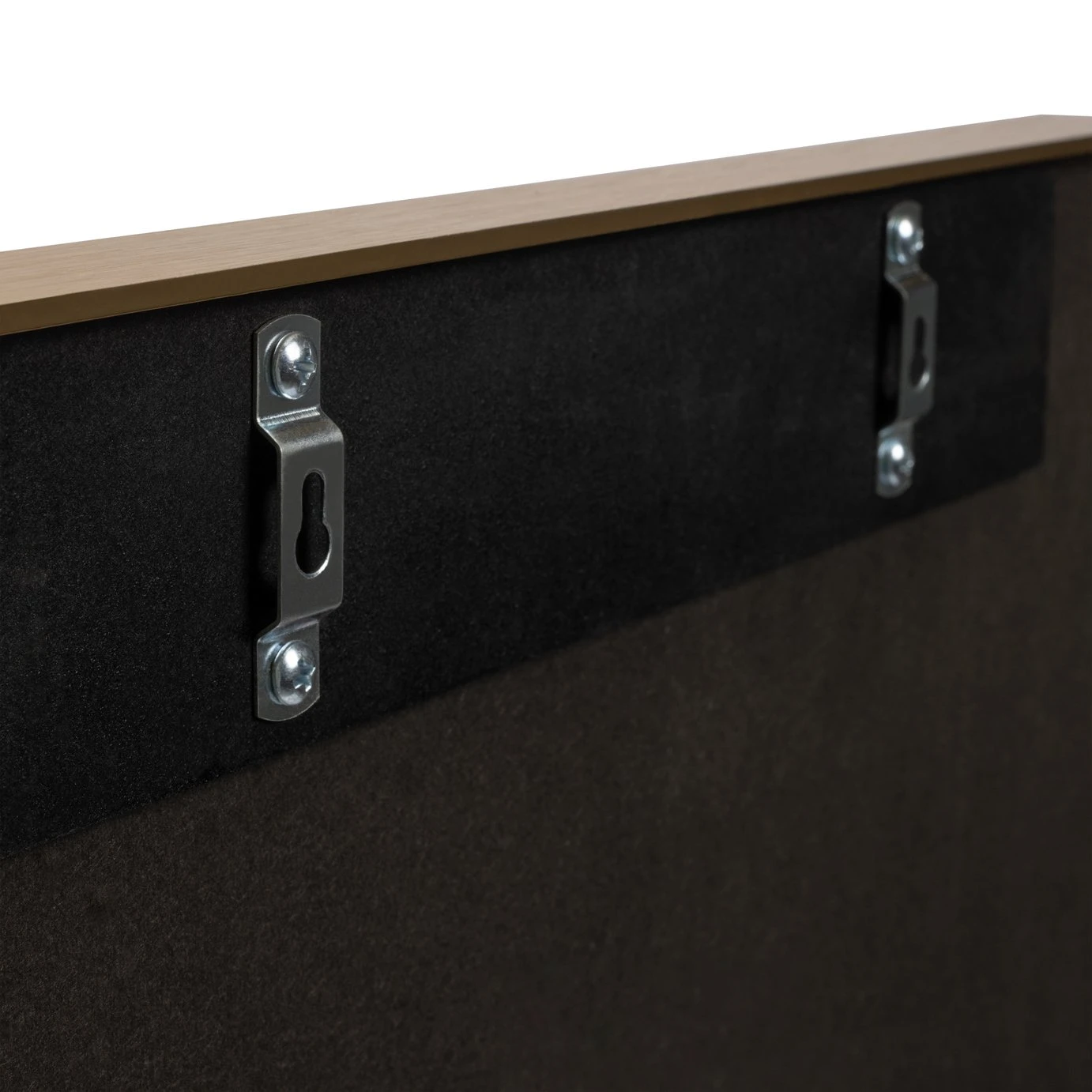 Habitat Brushed Rectangular Wall Mirror - Gold - 50x70cm - Image 4