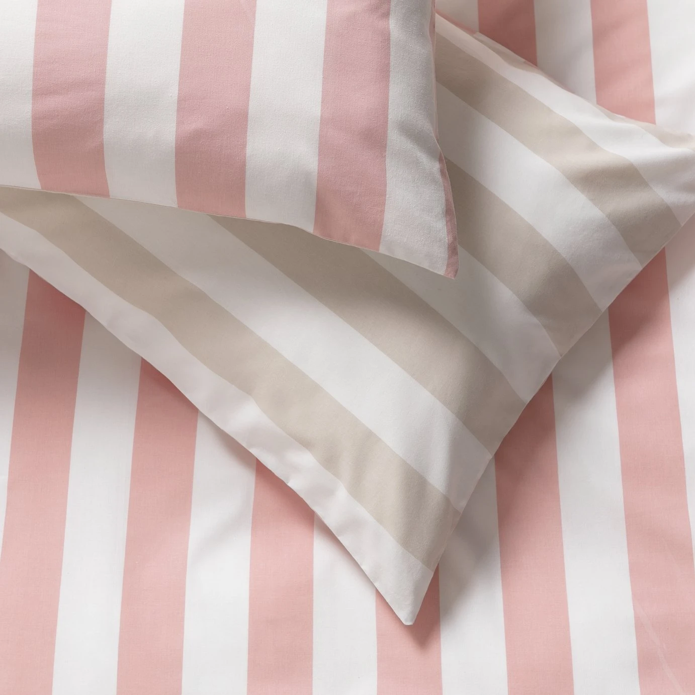 Habitat Summer Haze Stripe Pink Bedding Set - Single - Image 4