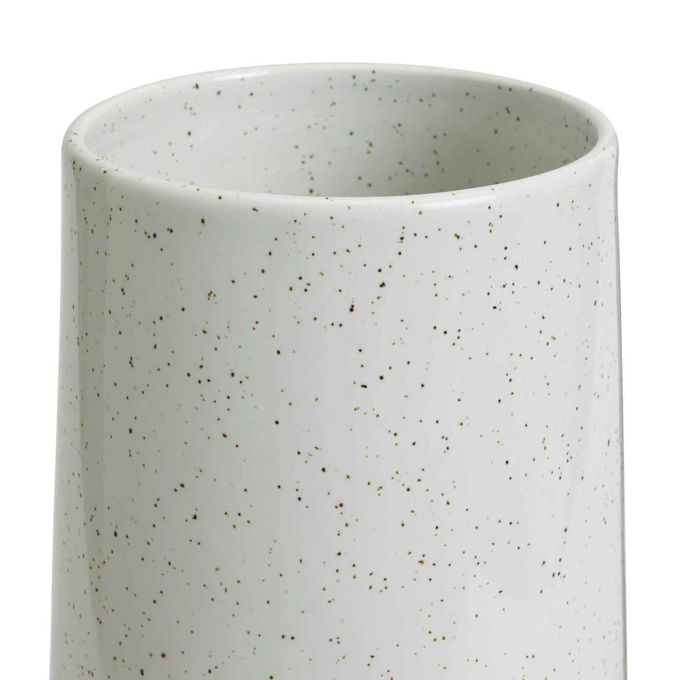 Habitat Reactive Glaze Dipped Ceramic Vase - White - Image 4