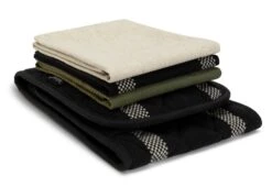 Habitat Woven Check And Stripe Textile Set