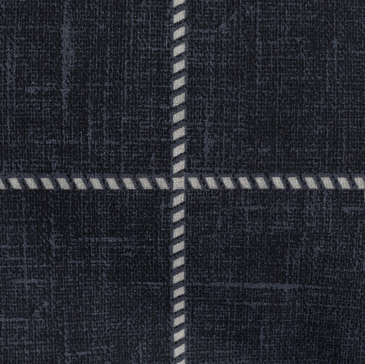 Habitat Grid Check Blue Bedding Set - Single - Image 2