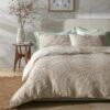 Habitat Cotton Contrast Waffle Beige Bedding Set - Single