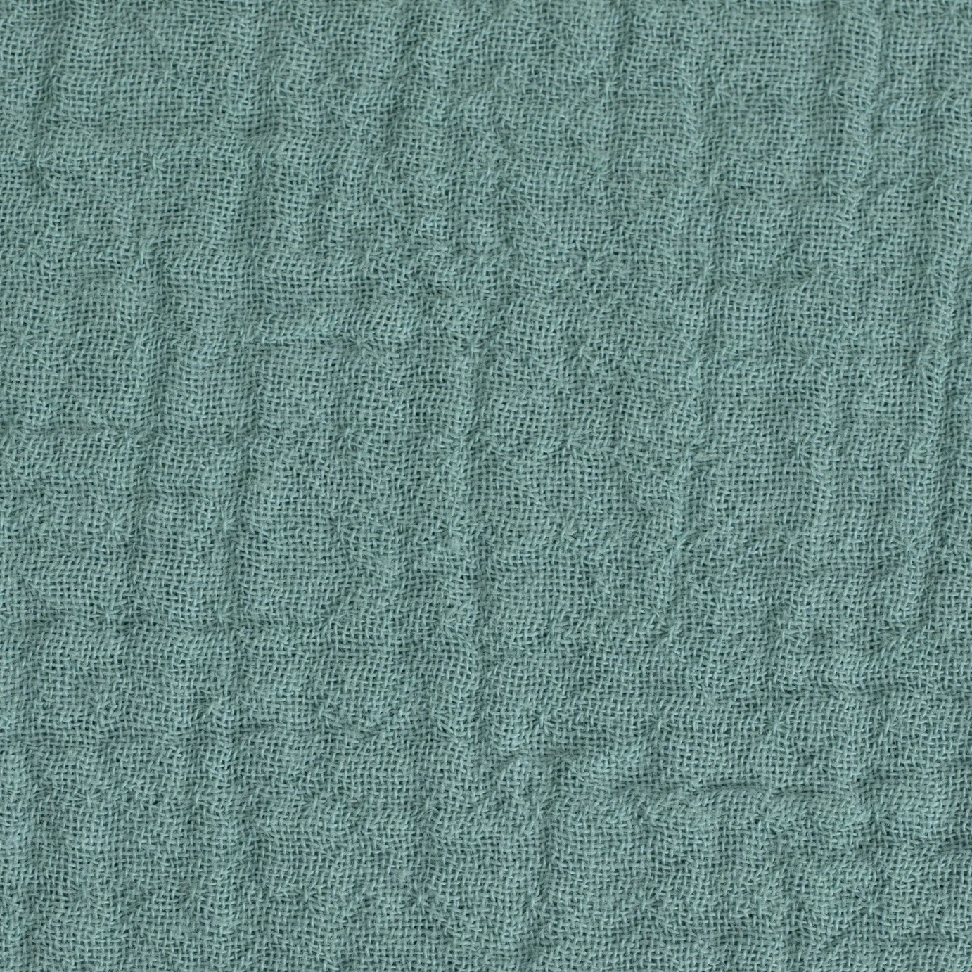 Habitat Cotton 200TC Muslin Green Bedding Set - Double - Image 2