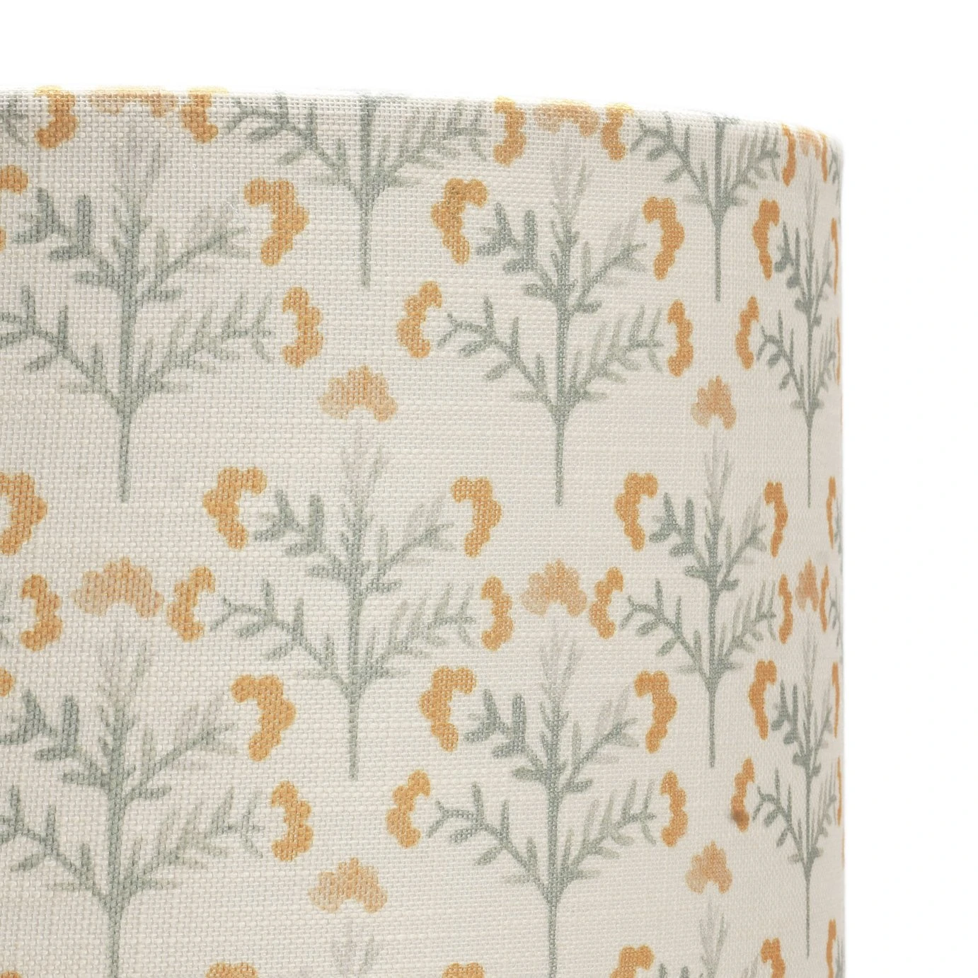 Habitat Floral Print Faux Linen Shade - Cream And Orange - Image 5