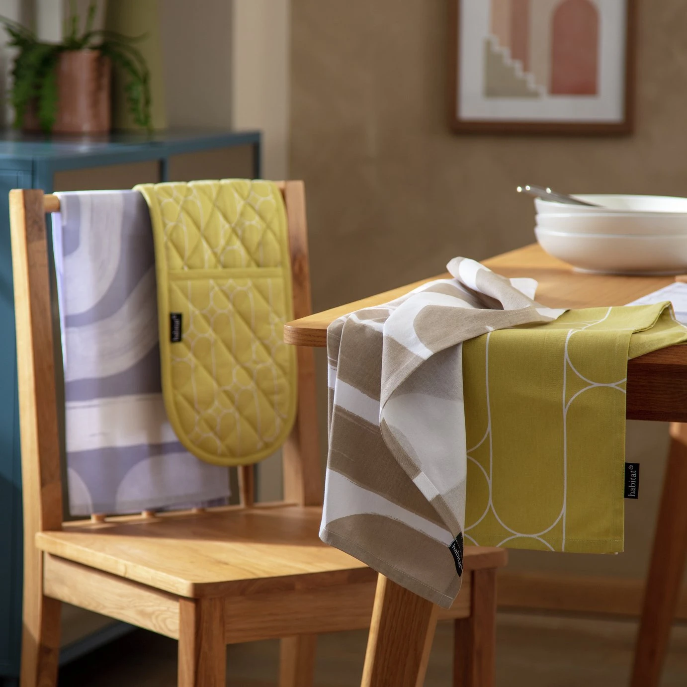 Habitat Brushstroke Textile Set - Image 2