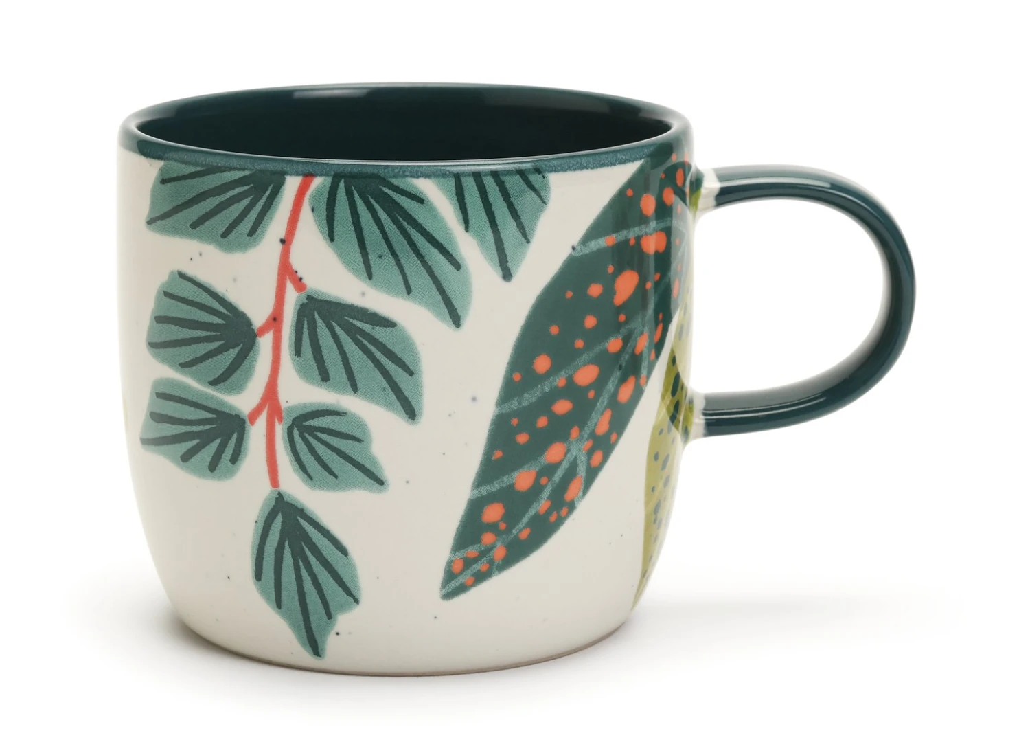 Habitat X Kew Set Of 2 Ceramic Mugs - Image 4