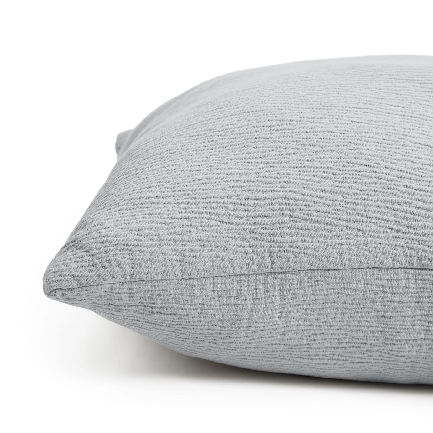 Habitat Textured Plain Cushion - Grey - 50x50cm - Image 3