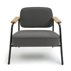 Habitat Jesper Fabric Accent Chair - Grey