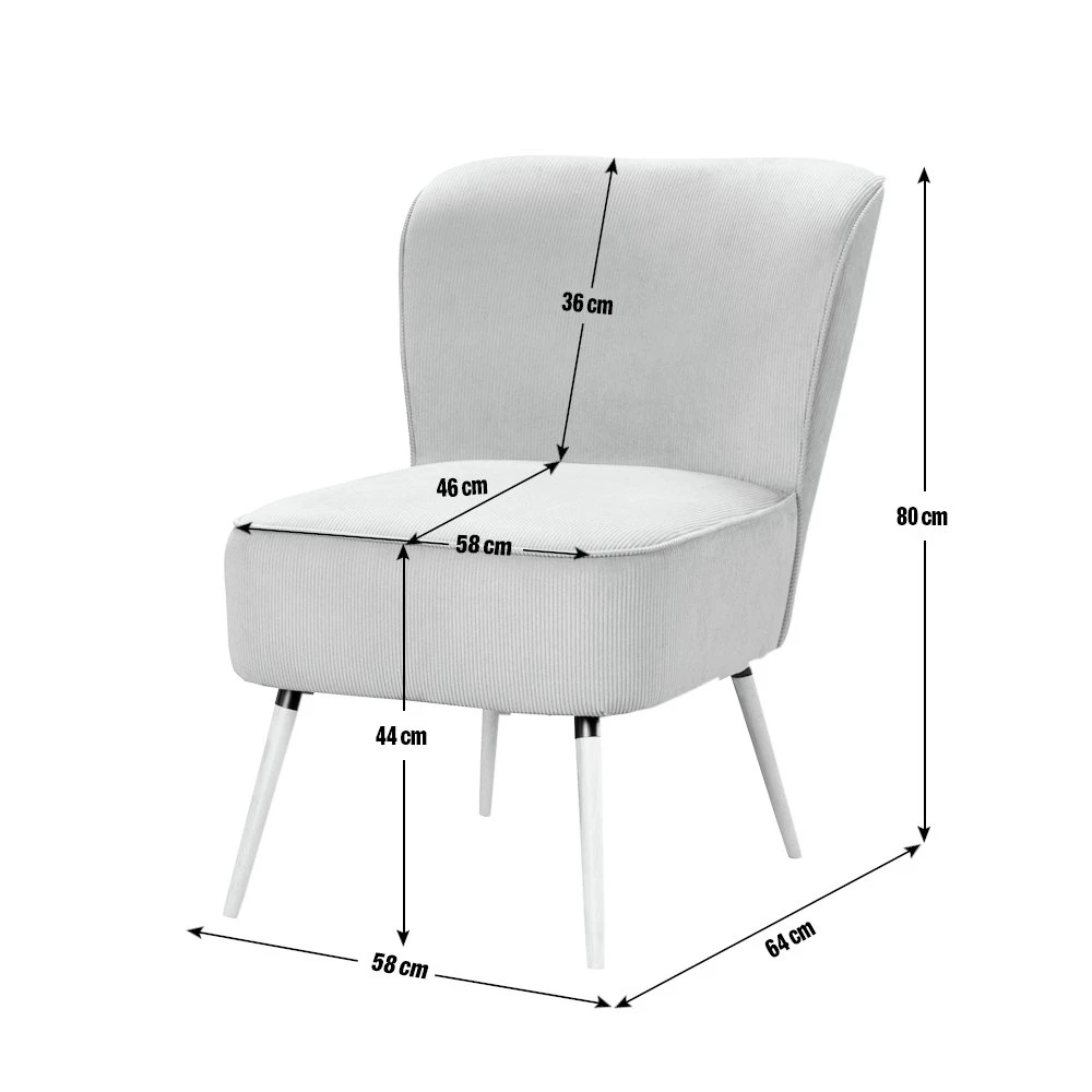 Habitat Eppy Fabric Accent Chair - Mint Green - Image 4