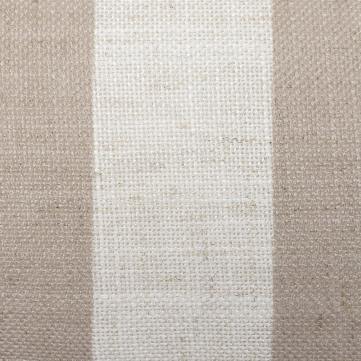 Habitat Striped Cushion - Coffee Cream - 30x50cm - Image 3