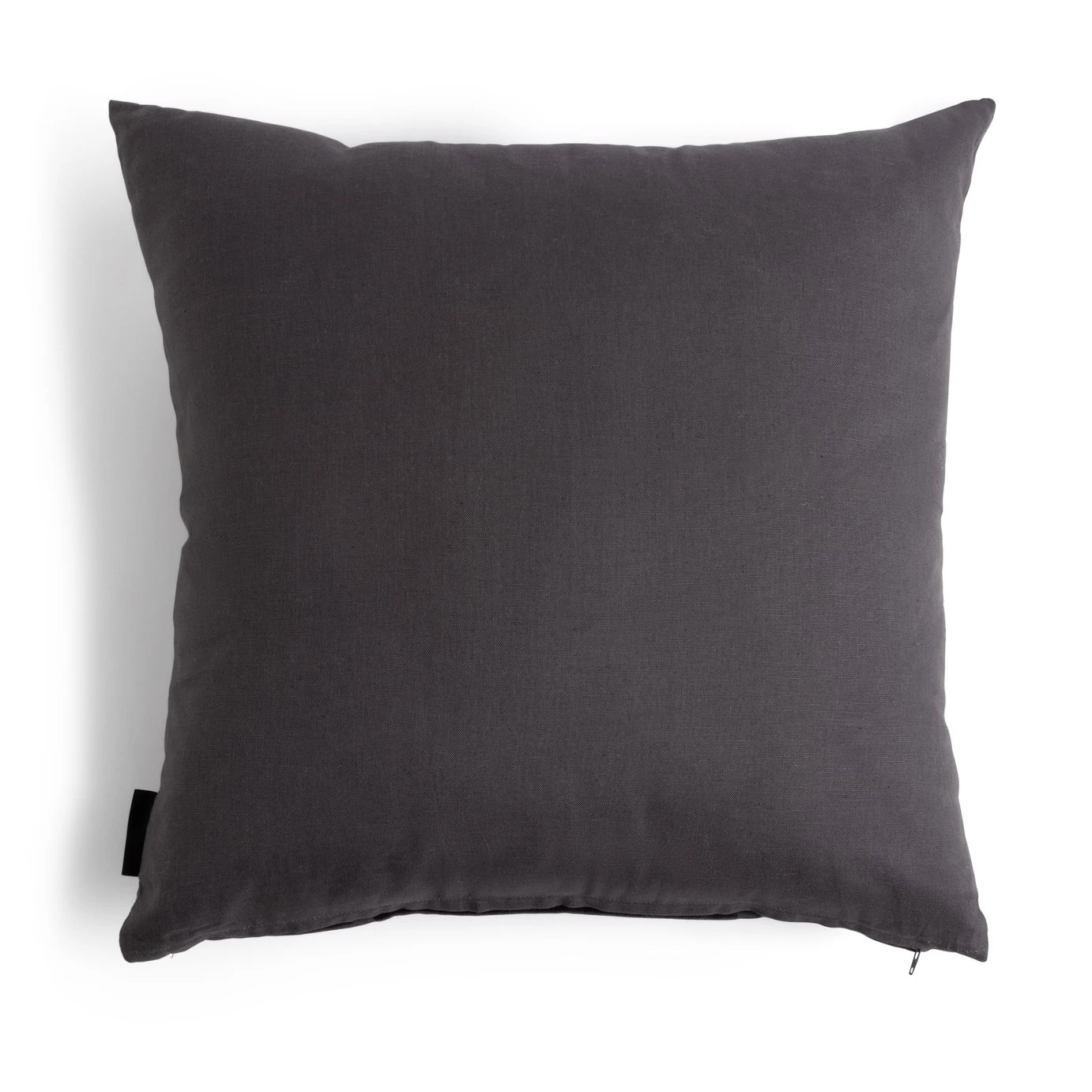Habitat Velvet Panel Cushion - Grey & Black - 50x50cm - Image 4