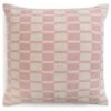 Habitat Checker Board Cushion - White & Pink - 43x43cm