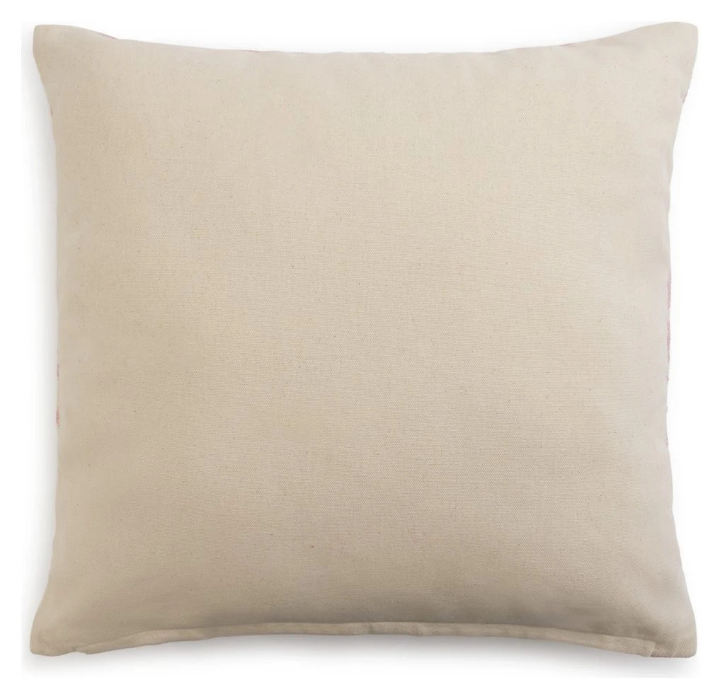 Habitat Checker Board Cushion - White & Pink - 43x43cm - Image 4