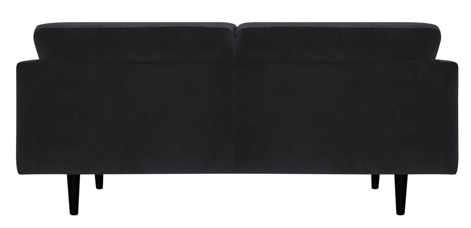 Habitat Jacob Fabric 3 Seater Sofa - Black - Image 5