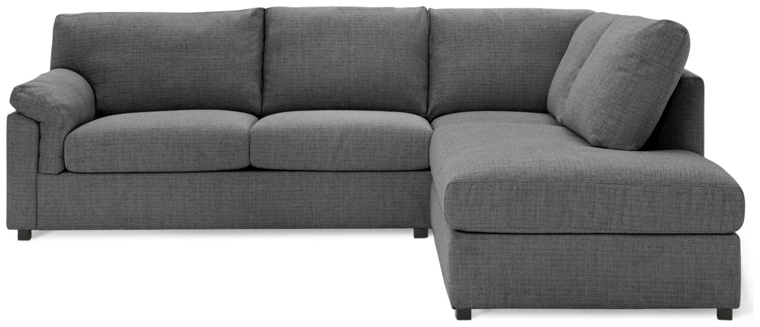 Habitat Florence Fabric Right Hand Corner Chaise Sofa - Grey - Image 4