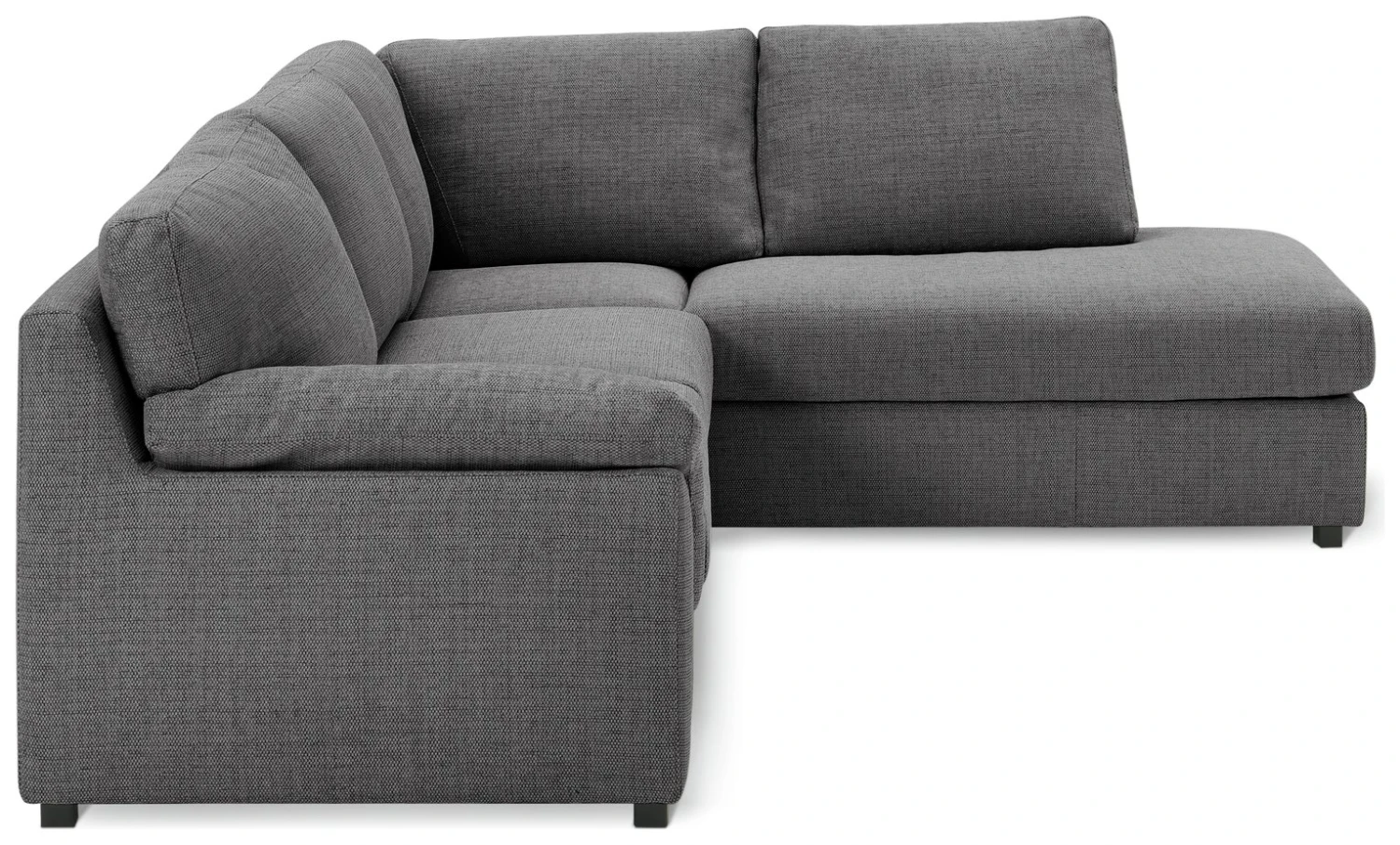 Habitat Florence Fabric Right Hand Corner Chaise Sofa - Grey - Image 6