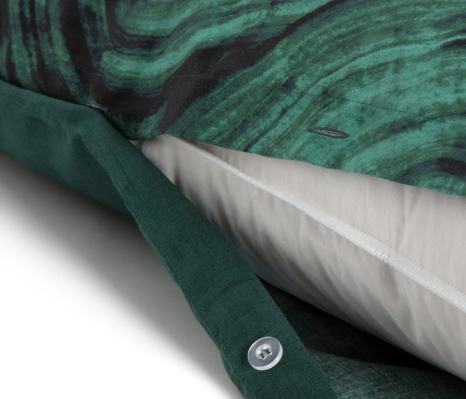 Habitat Cotton Malachite Print Green Bedding Set - Double - Image 5