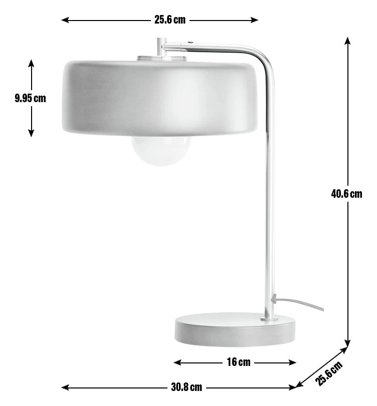 Habitat Minah Iron LED Table Lamp - Black & Brass - Image 7