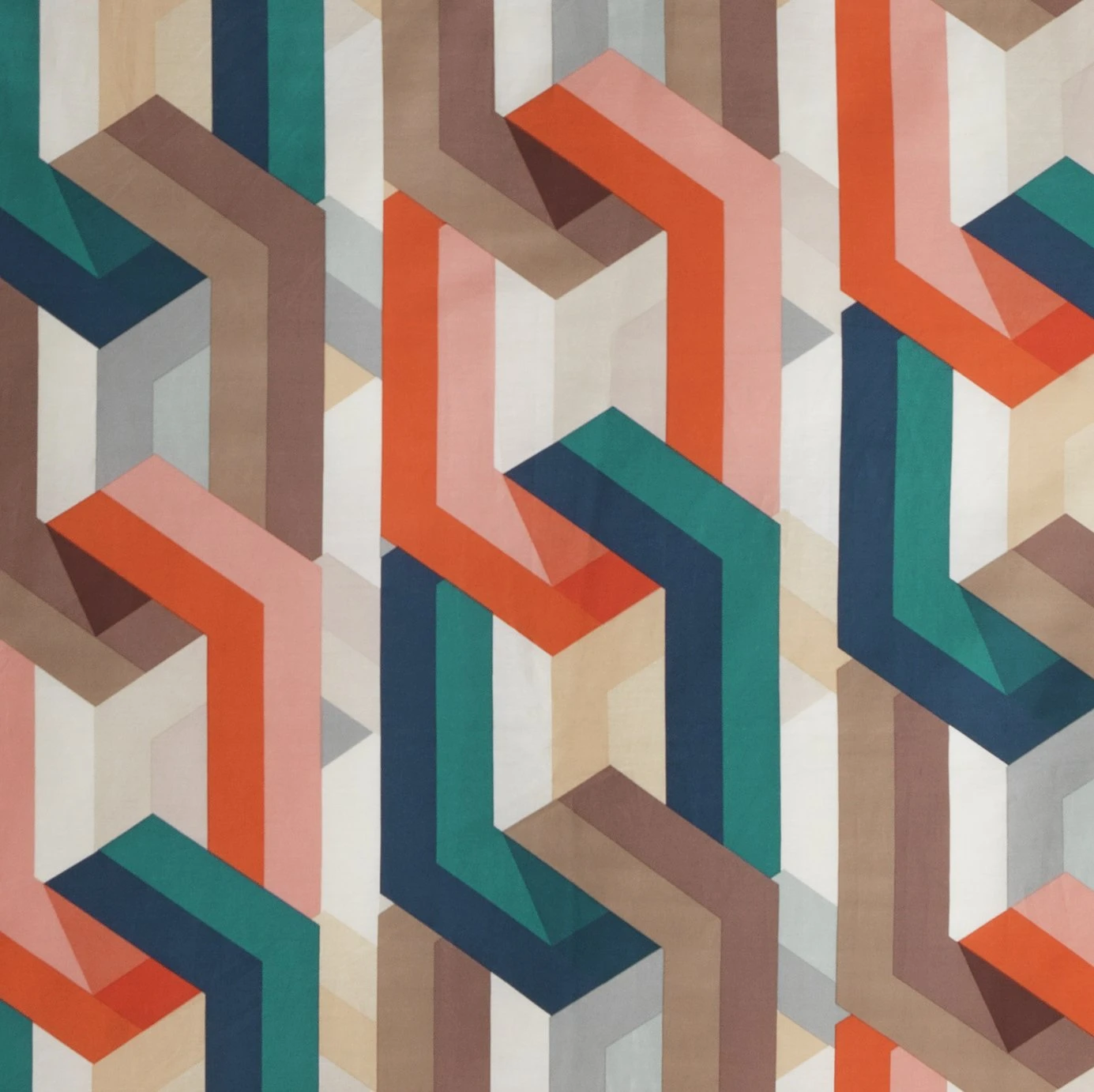 Habitat Cotton Chain Print Multicolor Bedding Set - Single - Image 6