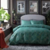 Habitat Geo Jacquard Teal Bedding Set - Double