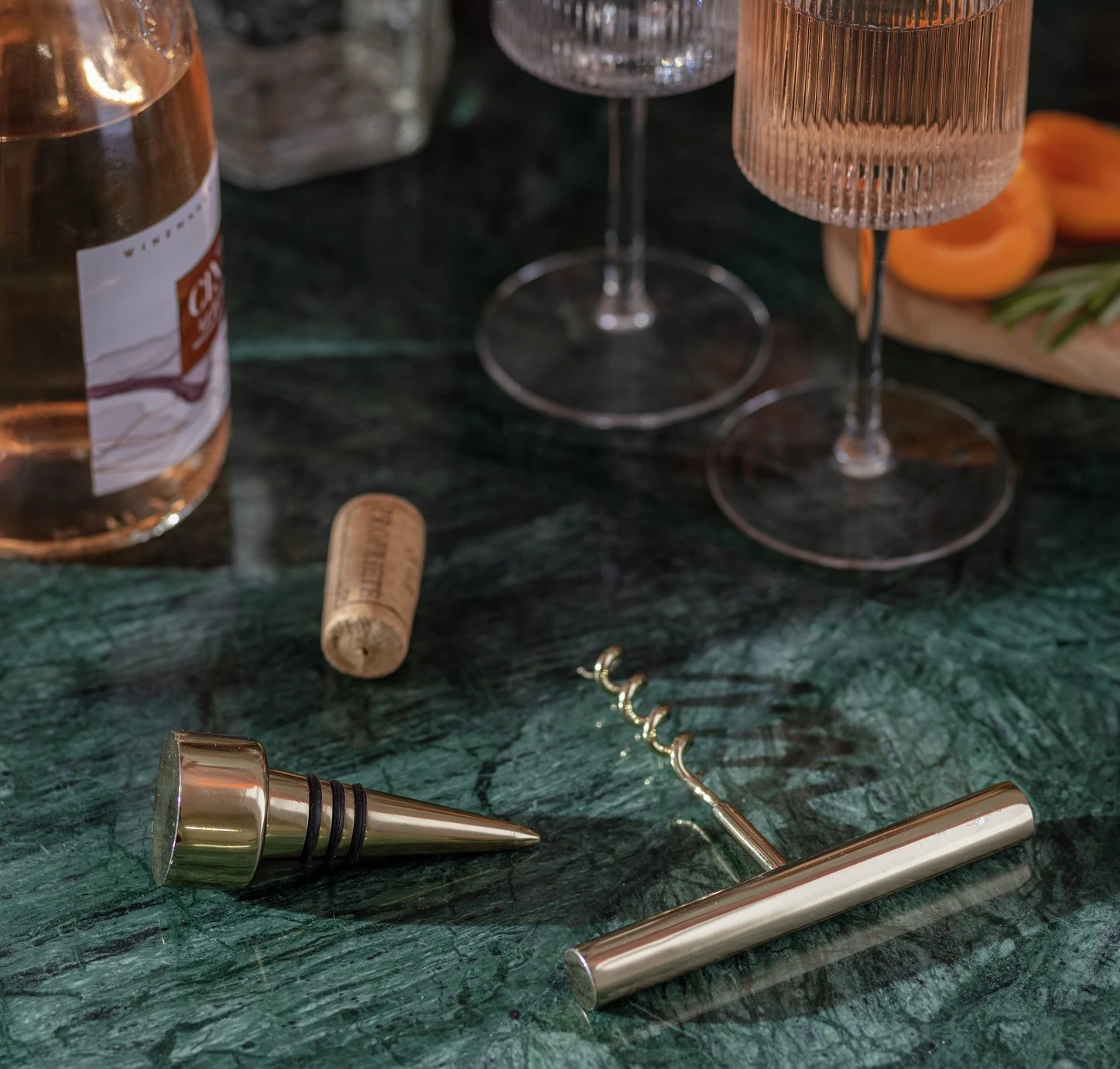 Habitat Gold Tone Corkscrew And Stopper Set - Image 2