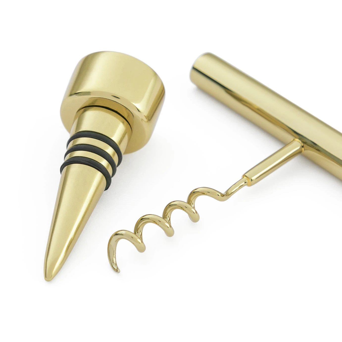 Habitat Gold Tone Corkscrew And Stopper Set - Image 3