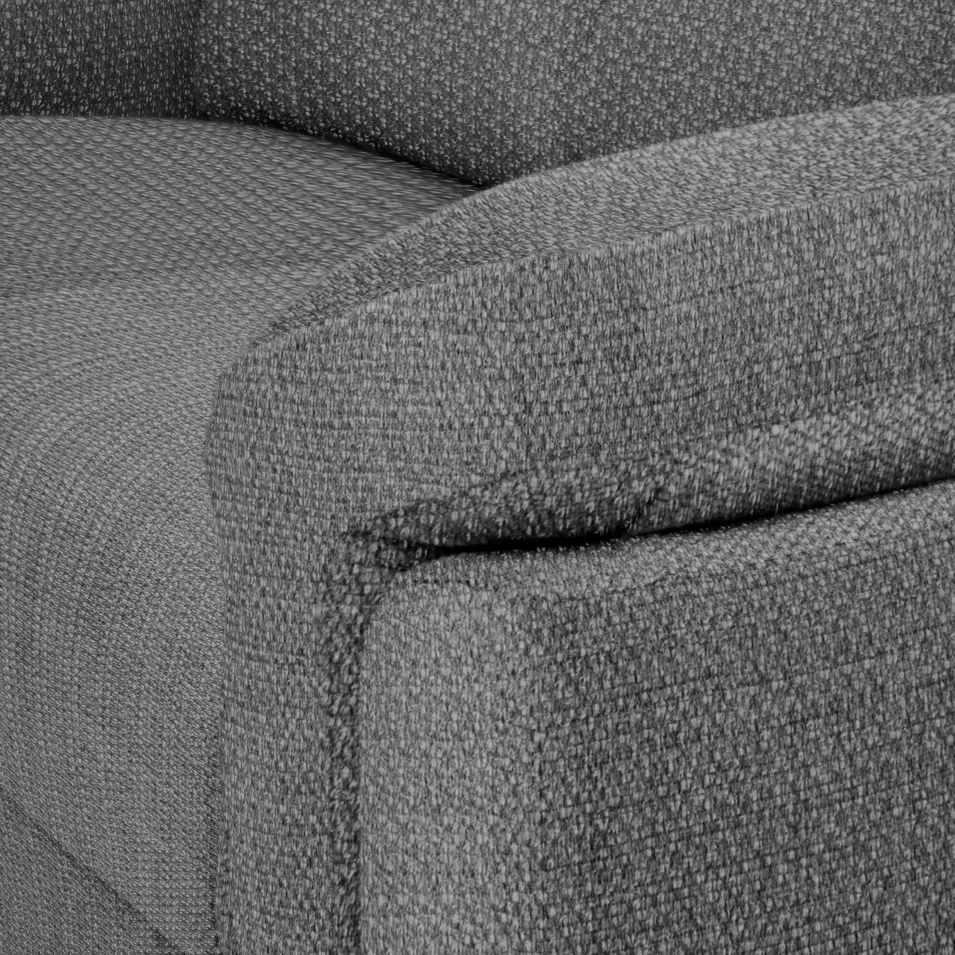 Habitat Florence Fabric 2 Seater Sofa - Grey - Image 6