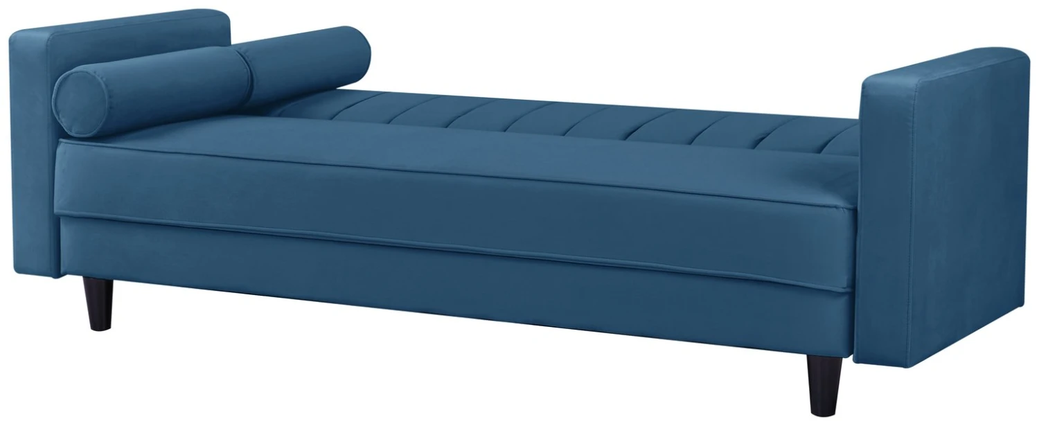 Habitat Preston Clic Clac Velvet Sofa Bed - Navy - Image 6
