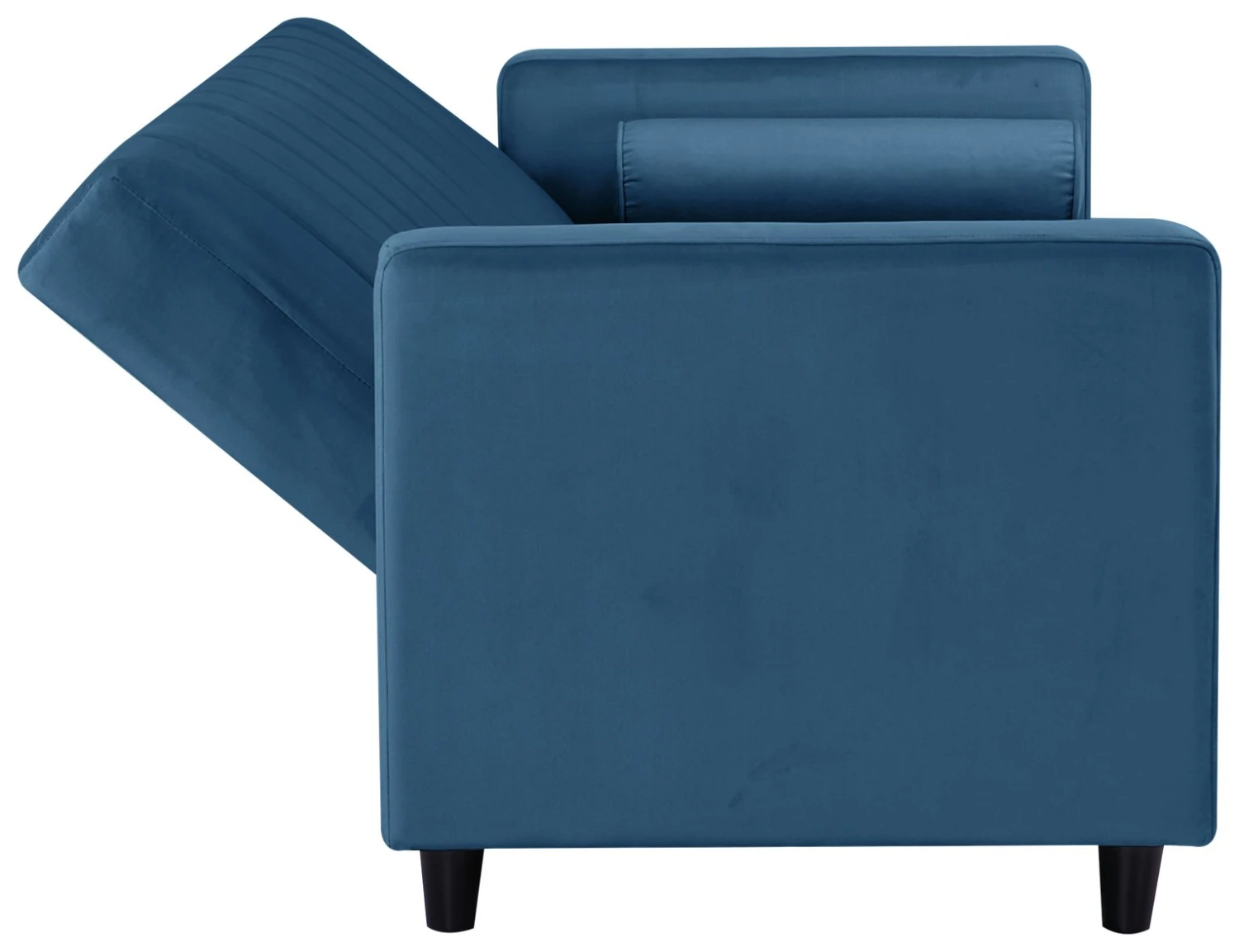 Habitat Preston Clic Clac Velvet Sofa Bed - Navy - Image 10