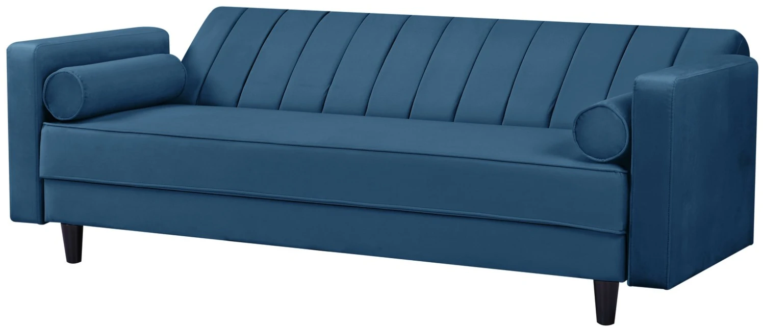 Habitat Preston Clic Clac Velvet Sofa Bed - Navy - Image 13