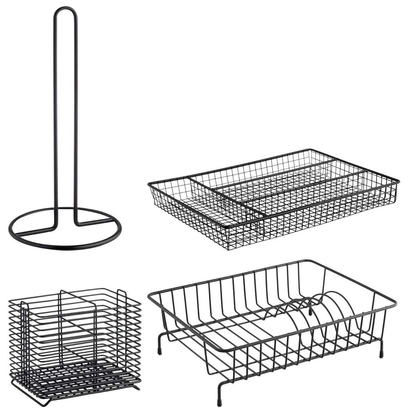 Habitat Nevin Metal Kitchen Equipment - Set Of 4