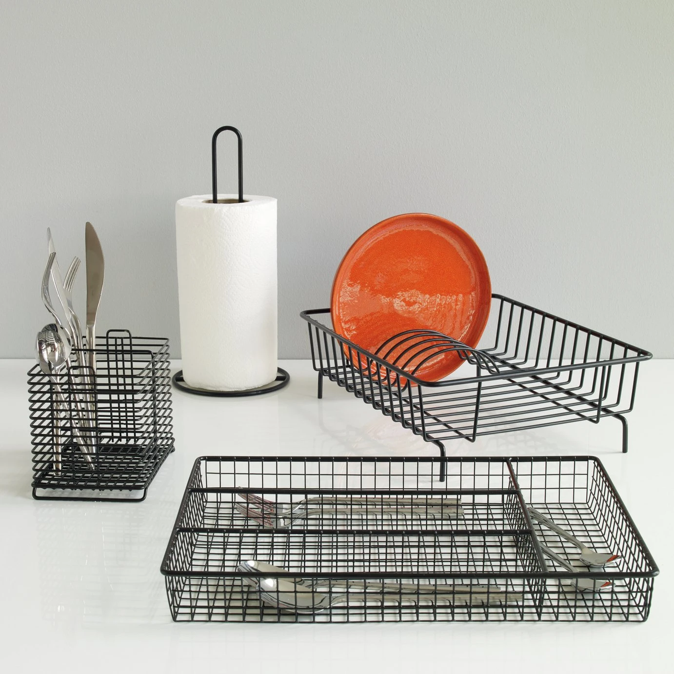 Habitat Nevin Metal Kitchen Equipment - Set Of 4 - Image 2