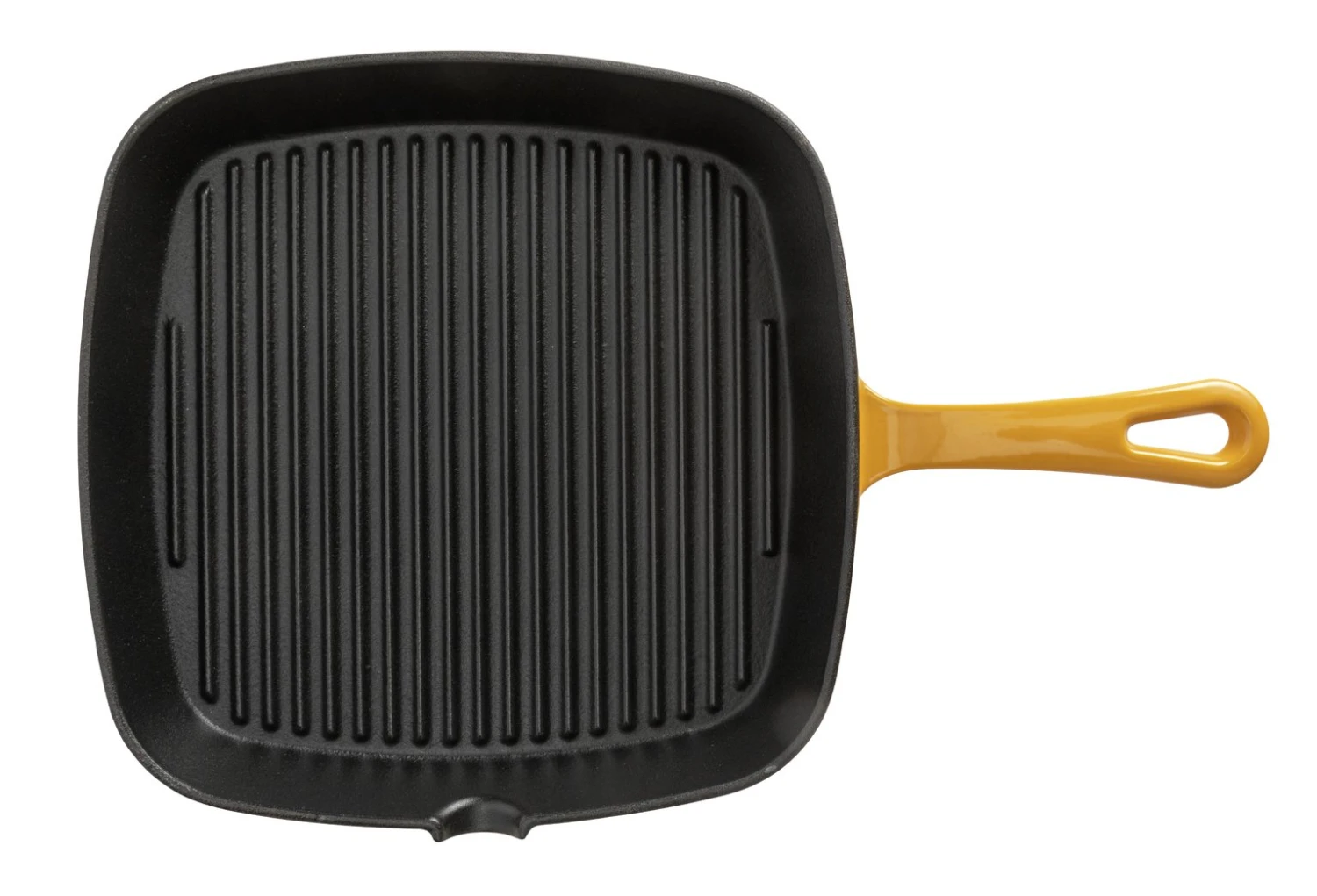 Habitat Global 23cm Cast Iron Griddle Pan - Yellow - Image 5
