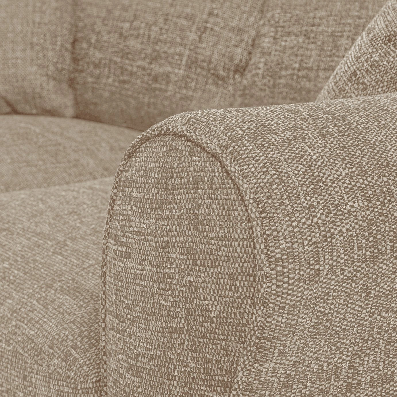 Habitat Lisbon Small Double Fabric Sofa Bed - Beige - Image 10