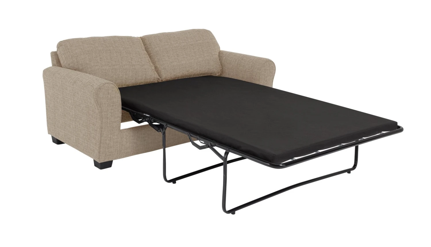 Habitat Lisbon Small Double Fabric Sofa Bed - Beige - Image 11