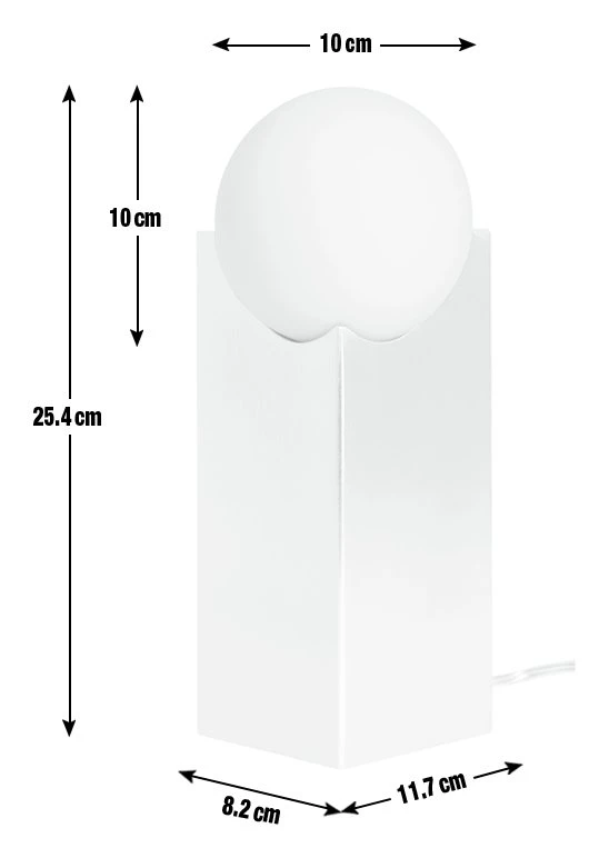 Habitat Yuri Afterglow Table Lamp - Gold & Glass - Image 6