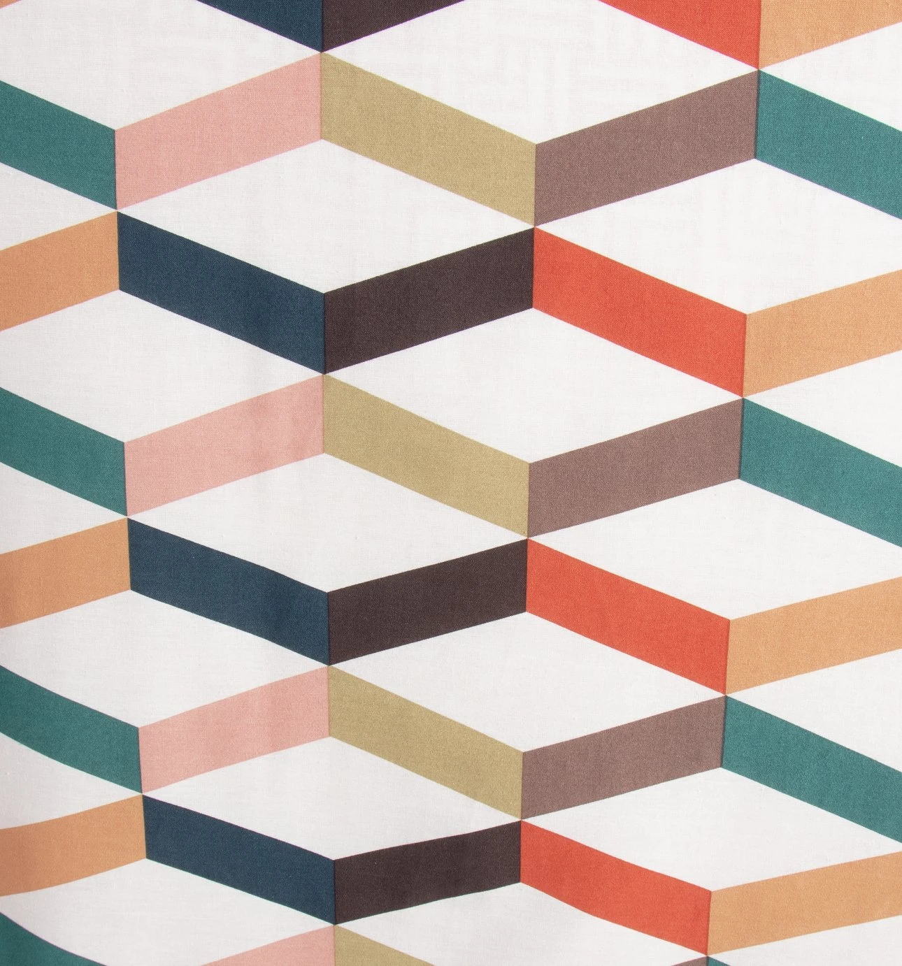 Habitat Geometric ZigZag Multicolour Bedding Set - Single - Image 2