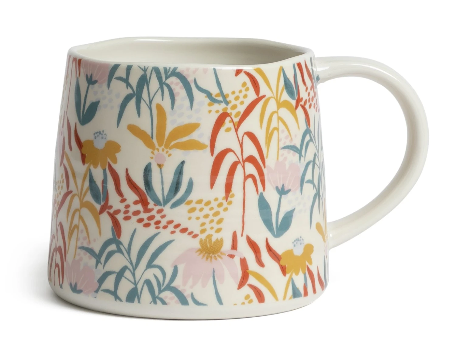Habitat Floral Ripple Set Of 4 Mugs - Image 3