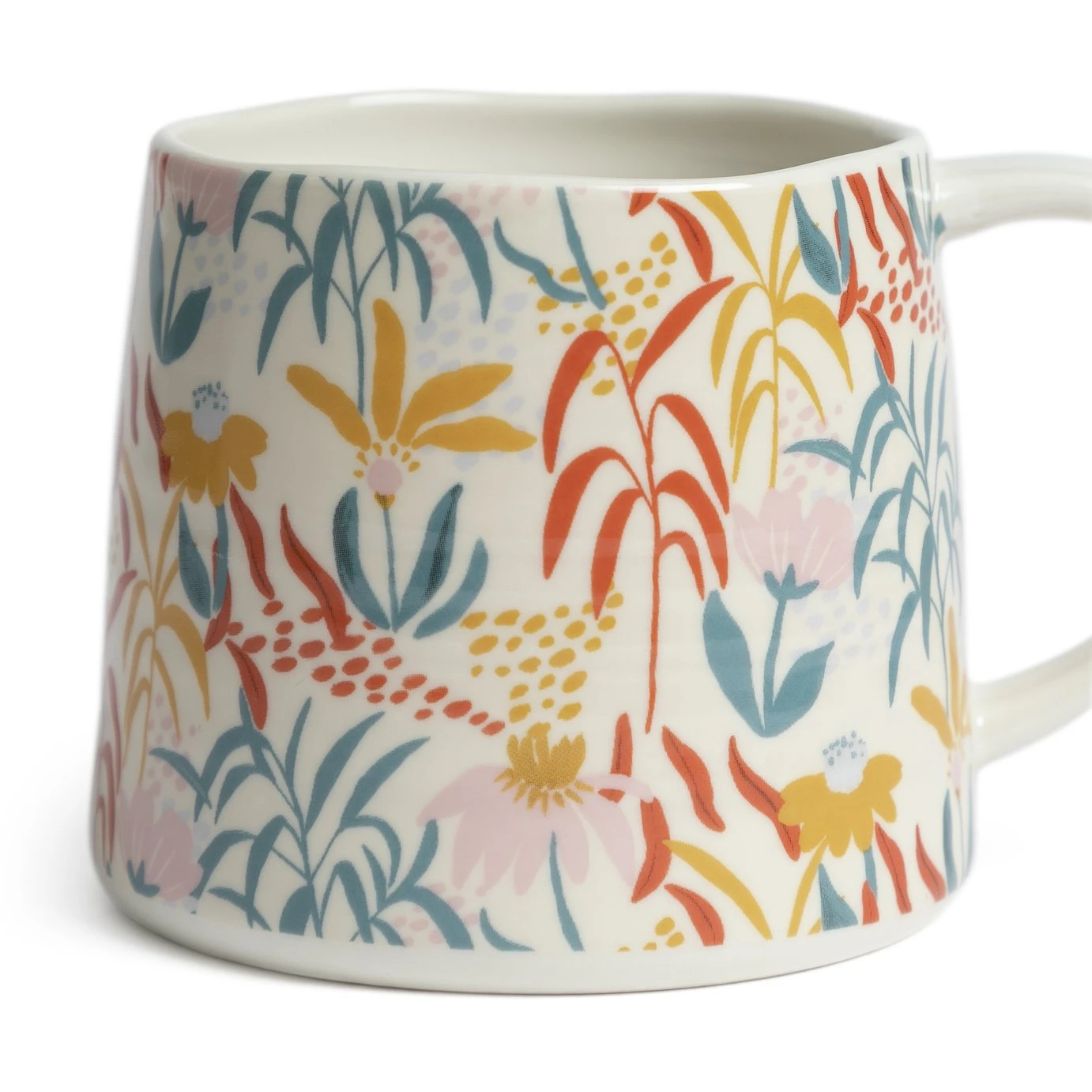 Habitat Floral Ripple Set Of 4 Mugs - Image 4