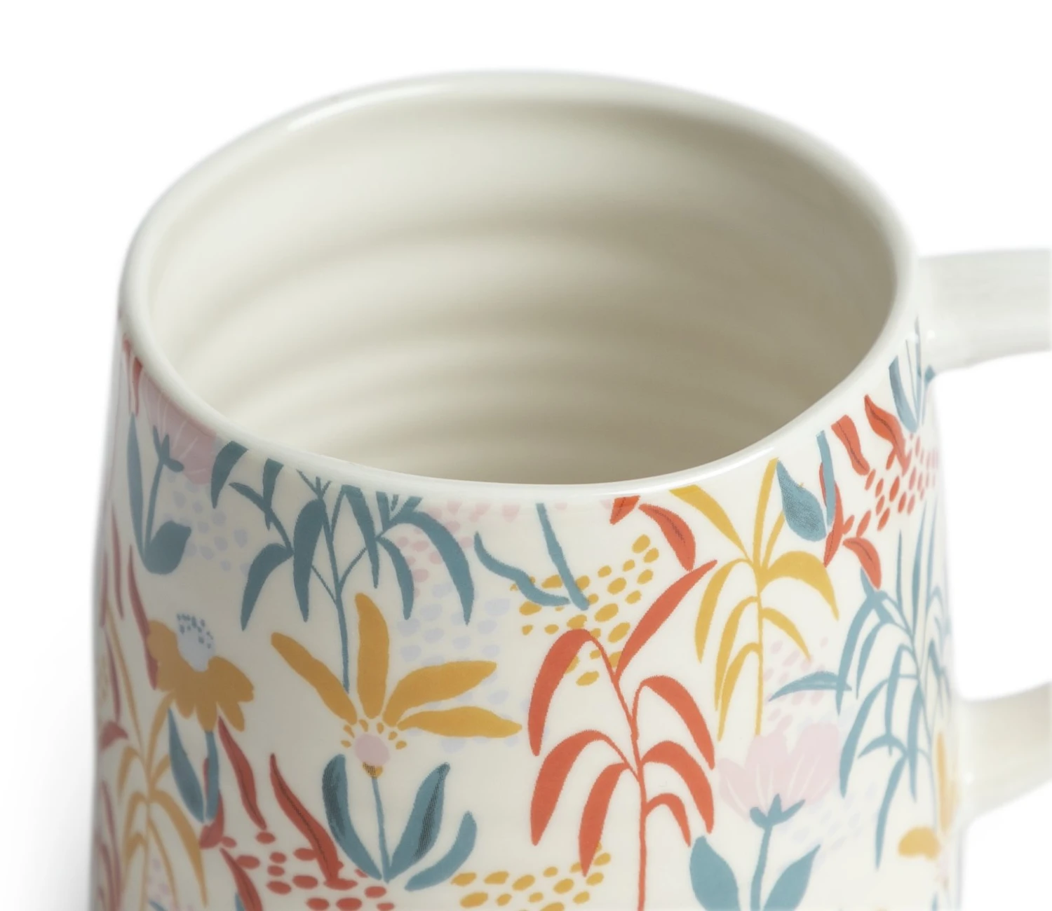 Habitat Floral Ripple Set Of 4 Mugs - Image 5