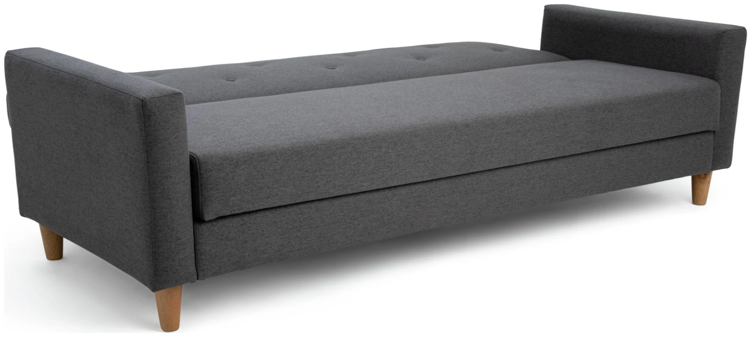 Habitat Brooks Clic Clac Fabric Sofa Bed - Grey - Image 5