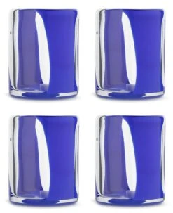 Habitat Art Glass Set Of 4 Tumblers