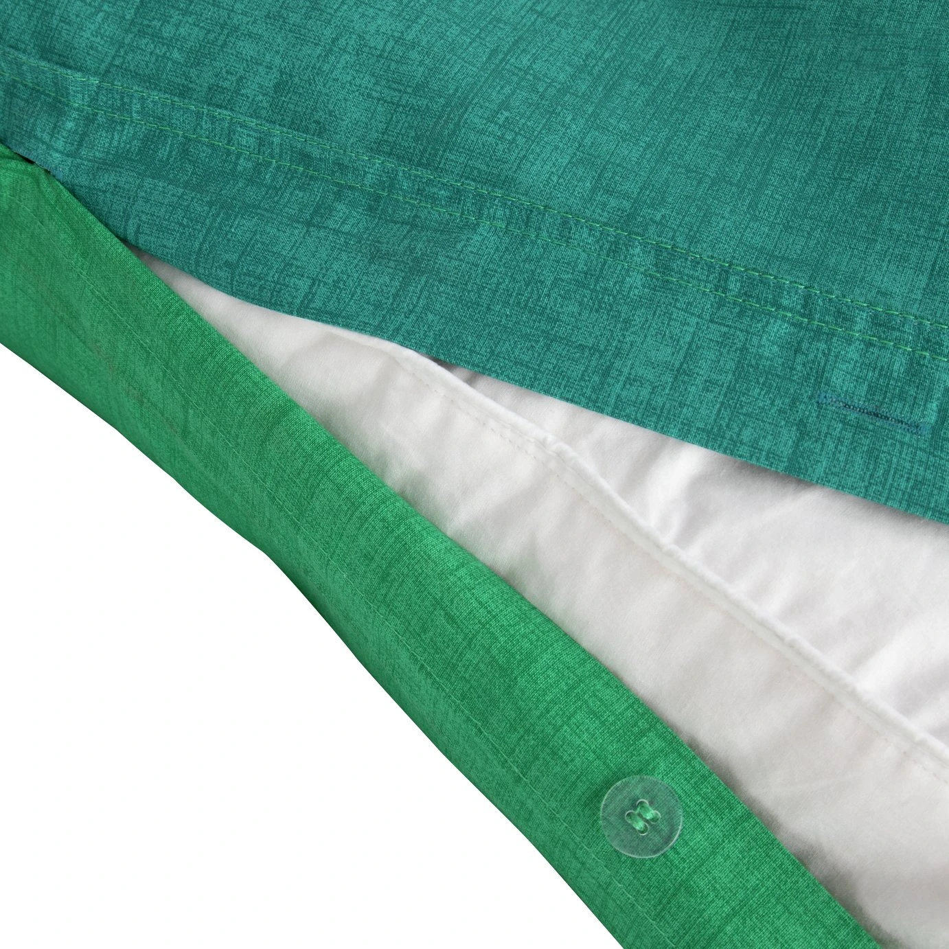 Habitat Emerald Cotton Textured Green Bedding Set - Single - Image 5