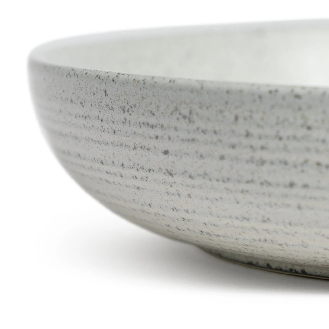 Habitat Textured Ripple 4 Piece Chalk Pasta Bowls - Natural - Image 3