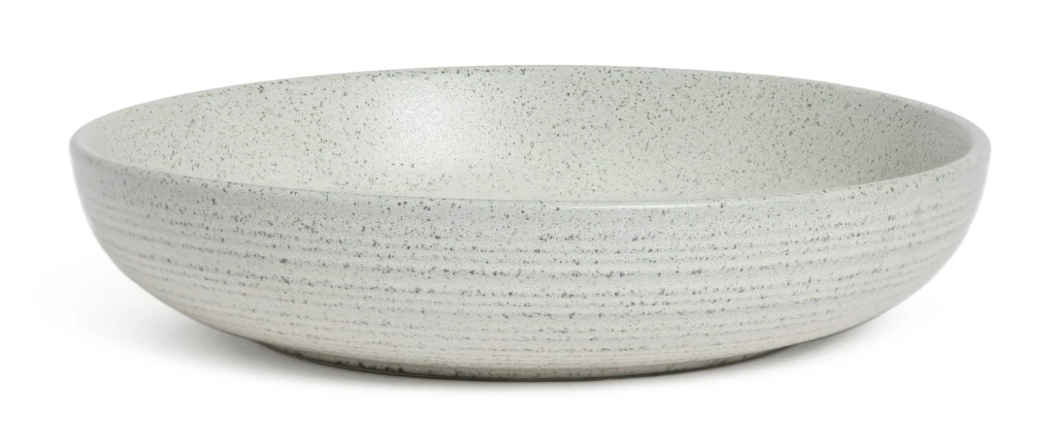 Habitat Textured Ripple 4 Piece Chalk Pasta Bowls - Natural - Image 5