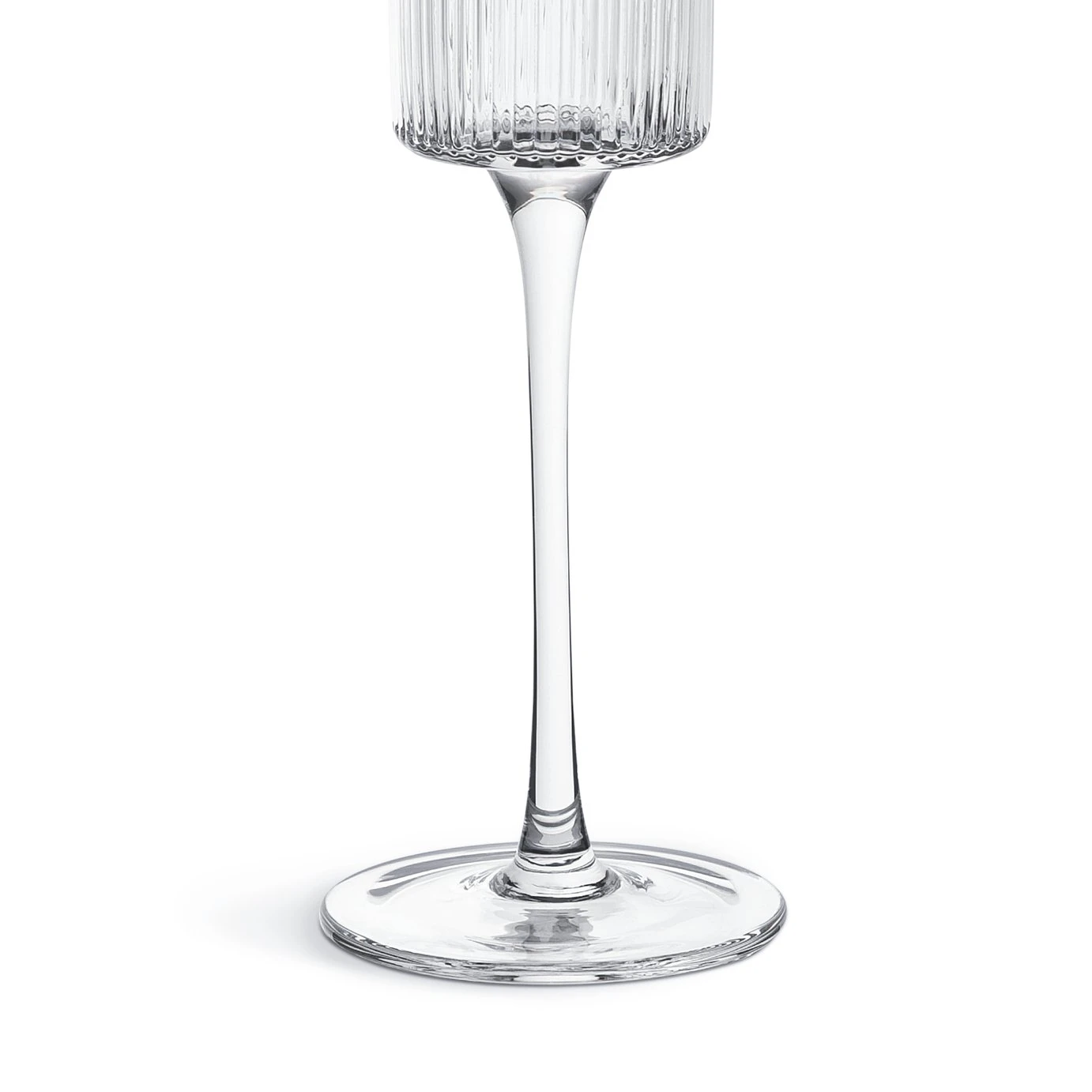 Habitat Ribbed Set Of 4 Champagne Flute - Image 5
