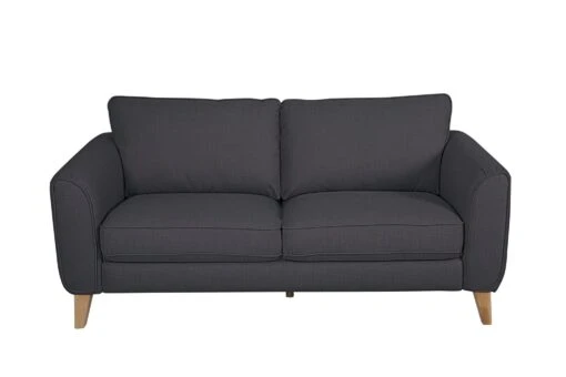 Habitat Cooper Fabric 3 Seater Sofa - Charcoal