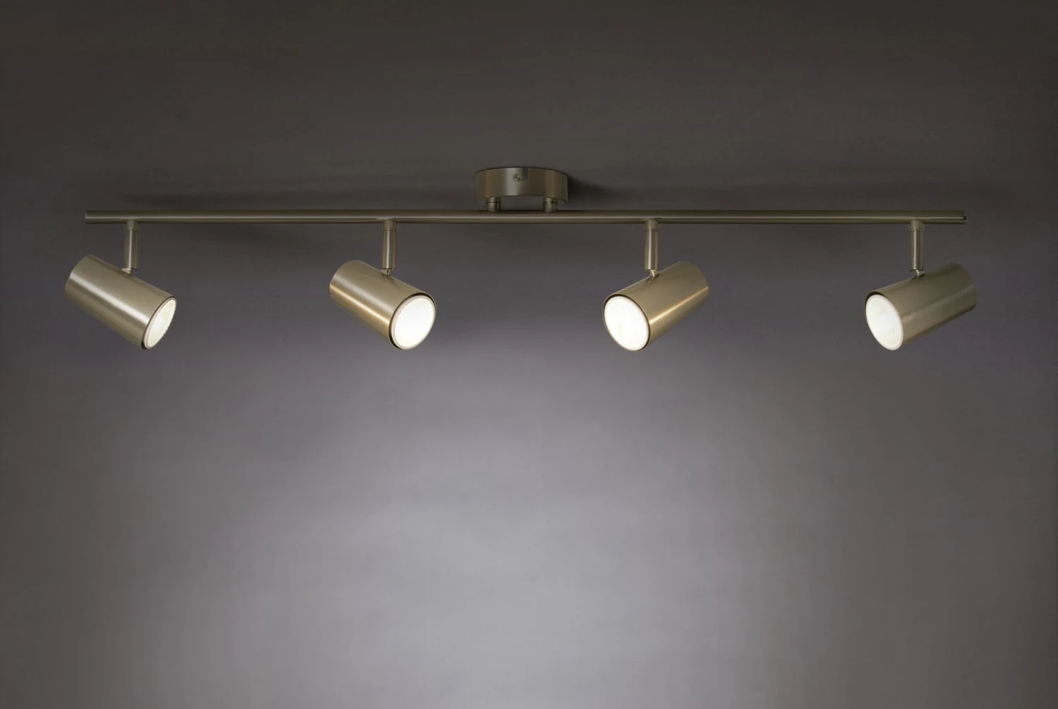 Habitat Brushed Chrome 4 Light Spotlight Bar - Image 3