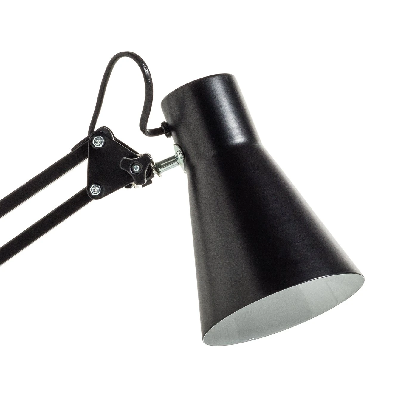 Habitat Swing Arm Floor Lamp - Matt Black - Image 6