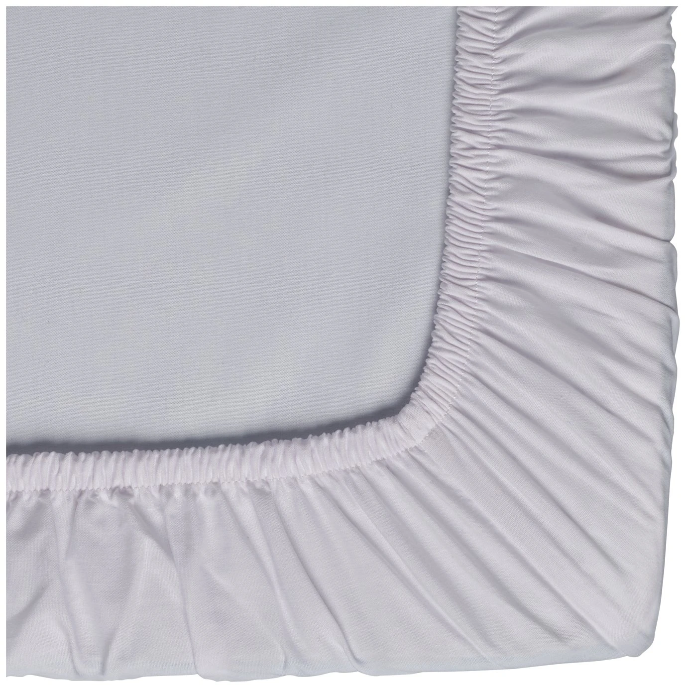 Habitat Pure Cotton 200TC White Fitted Sheet - Single - Image 2